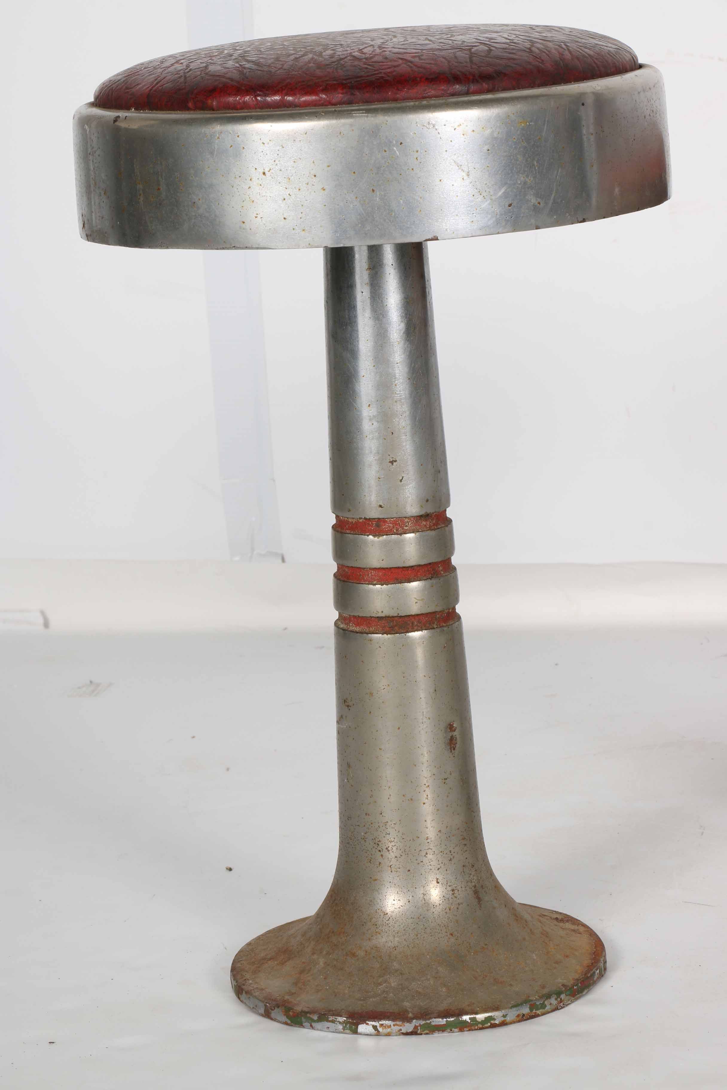 Three Vintage Soda Fountain Stools | EBTH