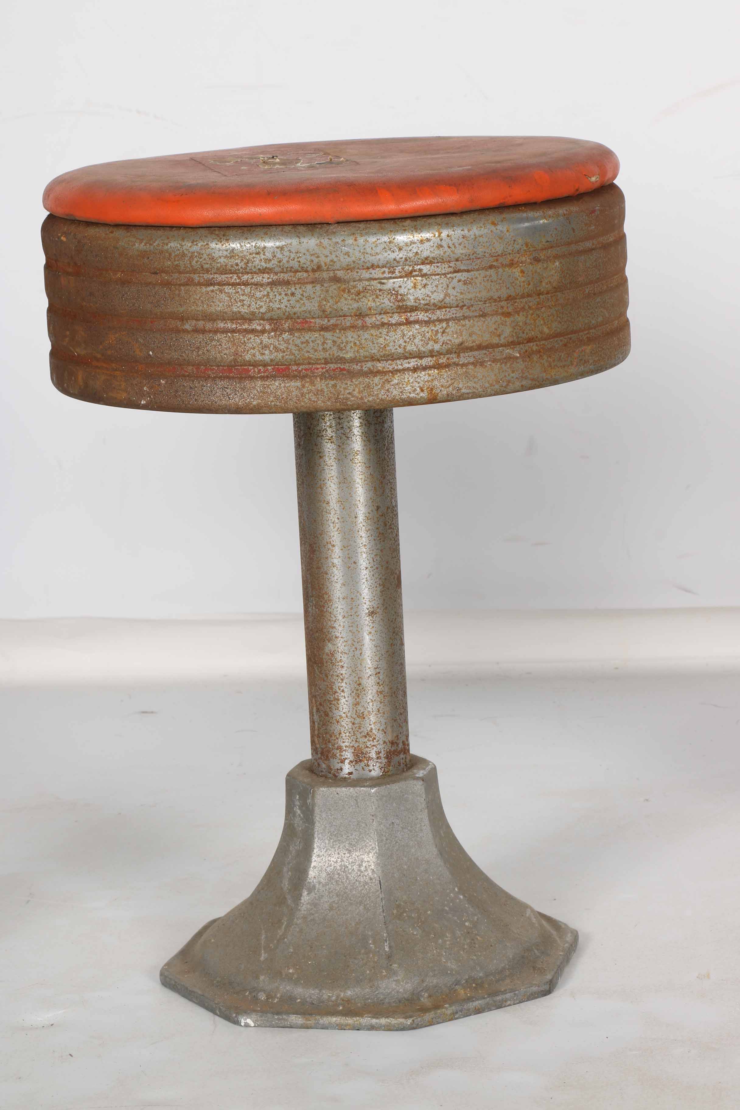 Three Vintage Soda Fountain Stools | EBTH