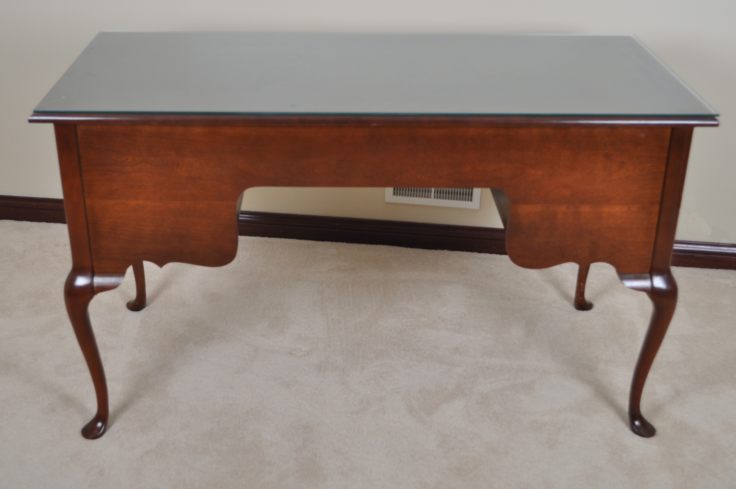 Queen Anne Style Writing Desk by Bassett Furniture EBTH