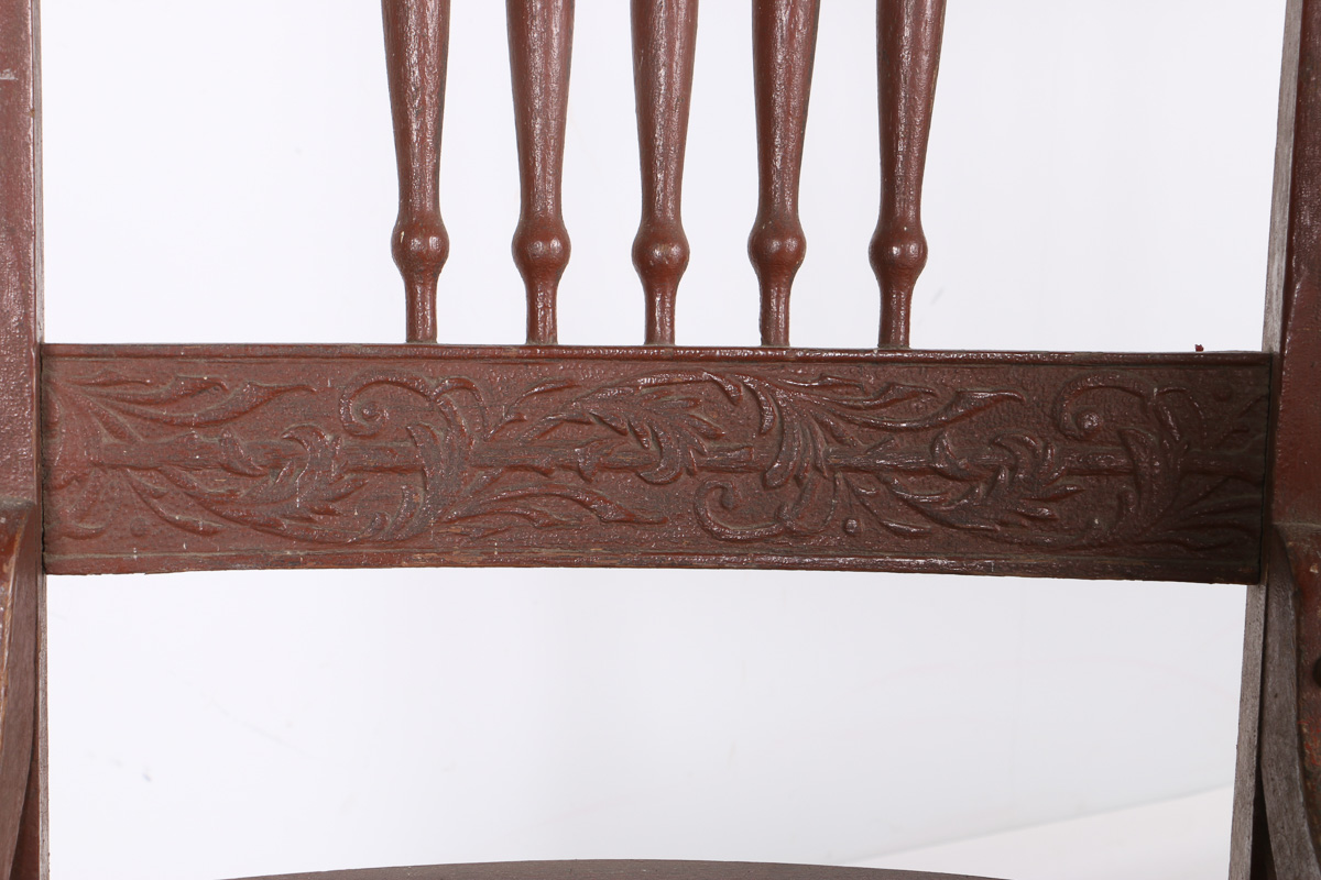 Vintage Brown Wood Kitchen Chair EBTH