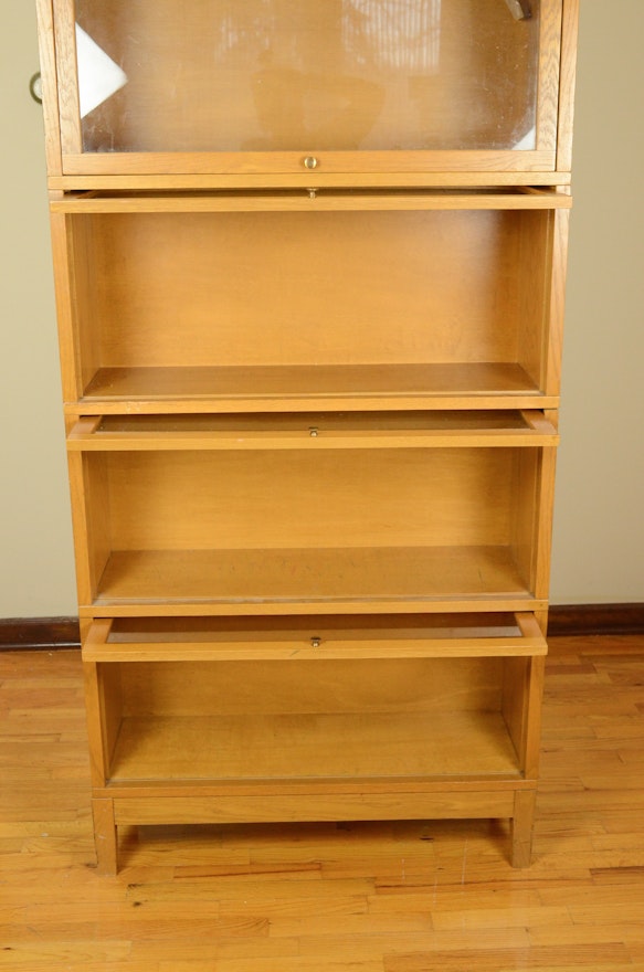Contemporary Five-Section Barrister Bookcase : EBTH