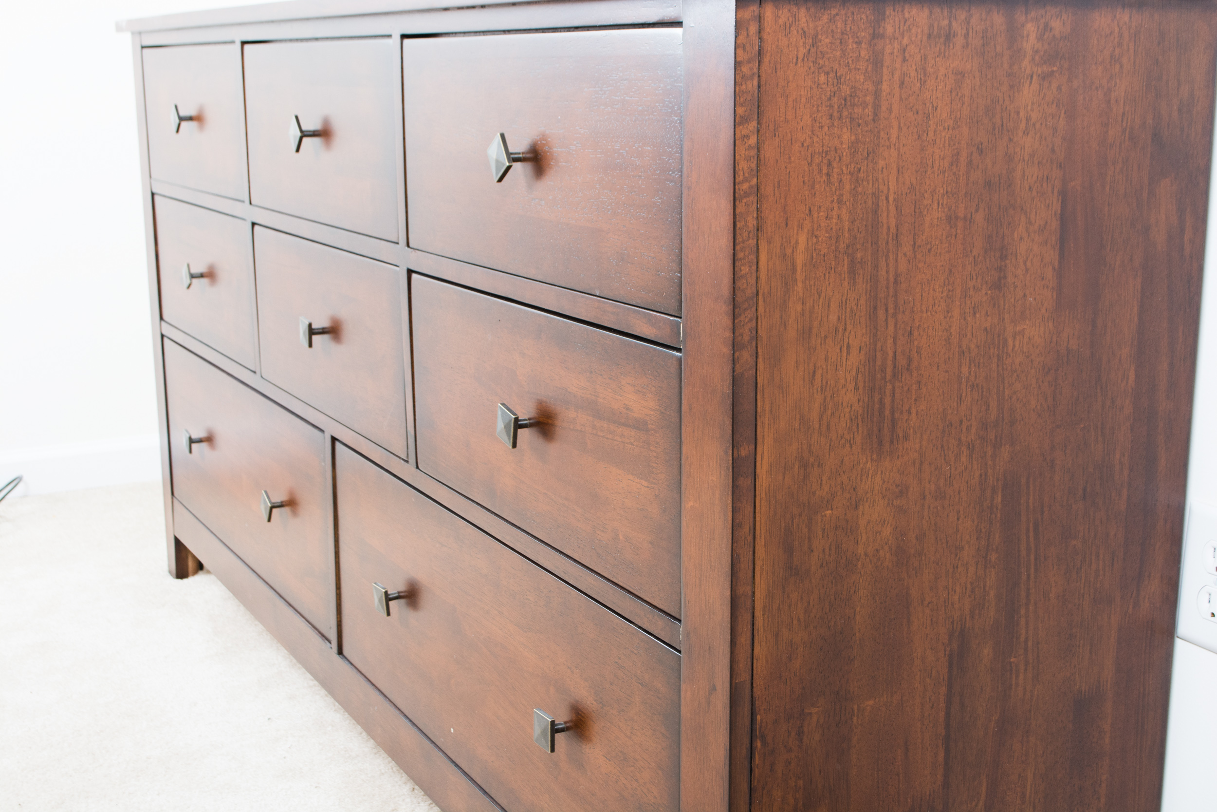Mission Style Dresser with Mirror | EBTH