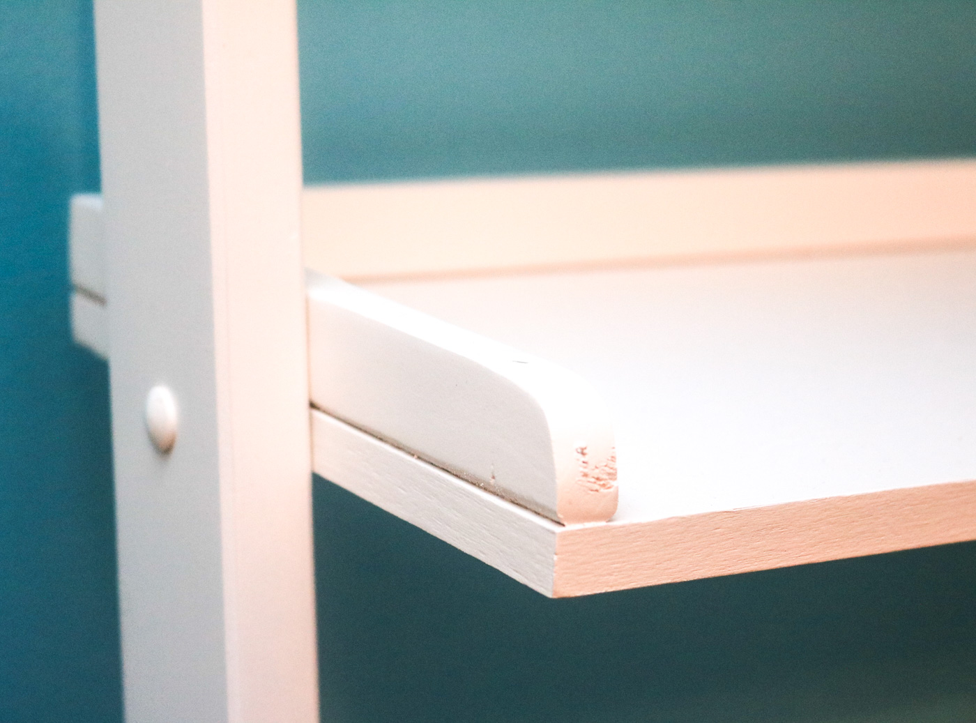 Wood Tiered Ladder Shelving Unit EBTH