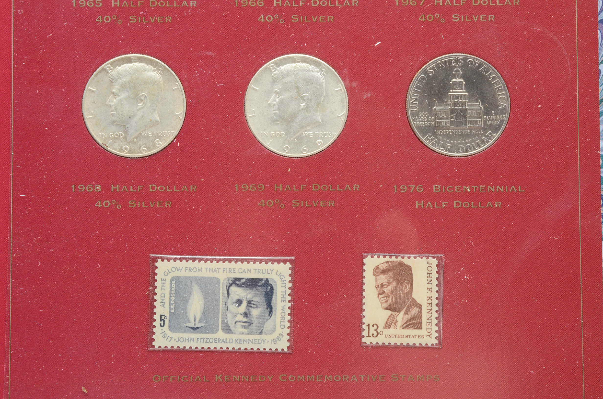 John F. Kennedy Commemorative Coin and Stamp Portfolio EBTH