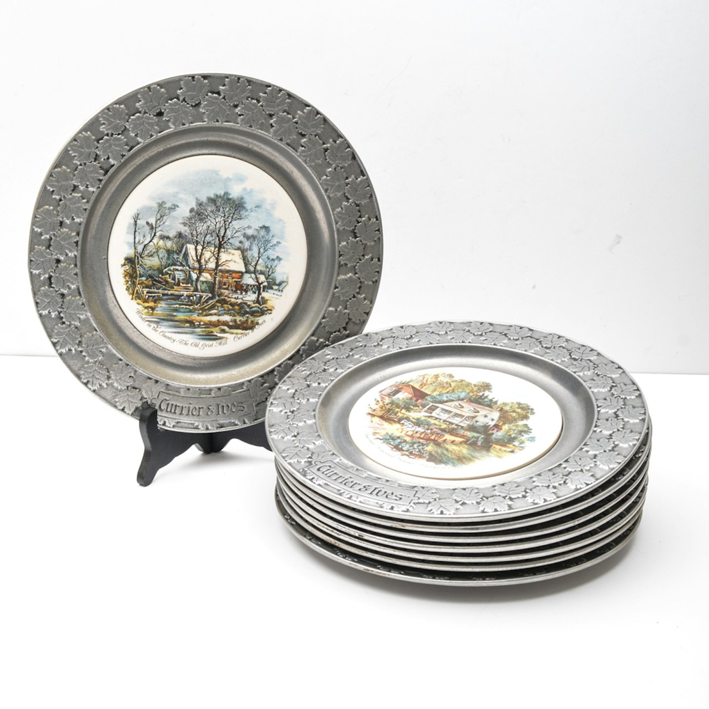 Vintage Currier & Ives Collector's Plates by Carson | EBTH