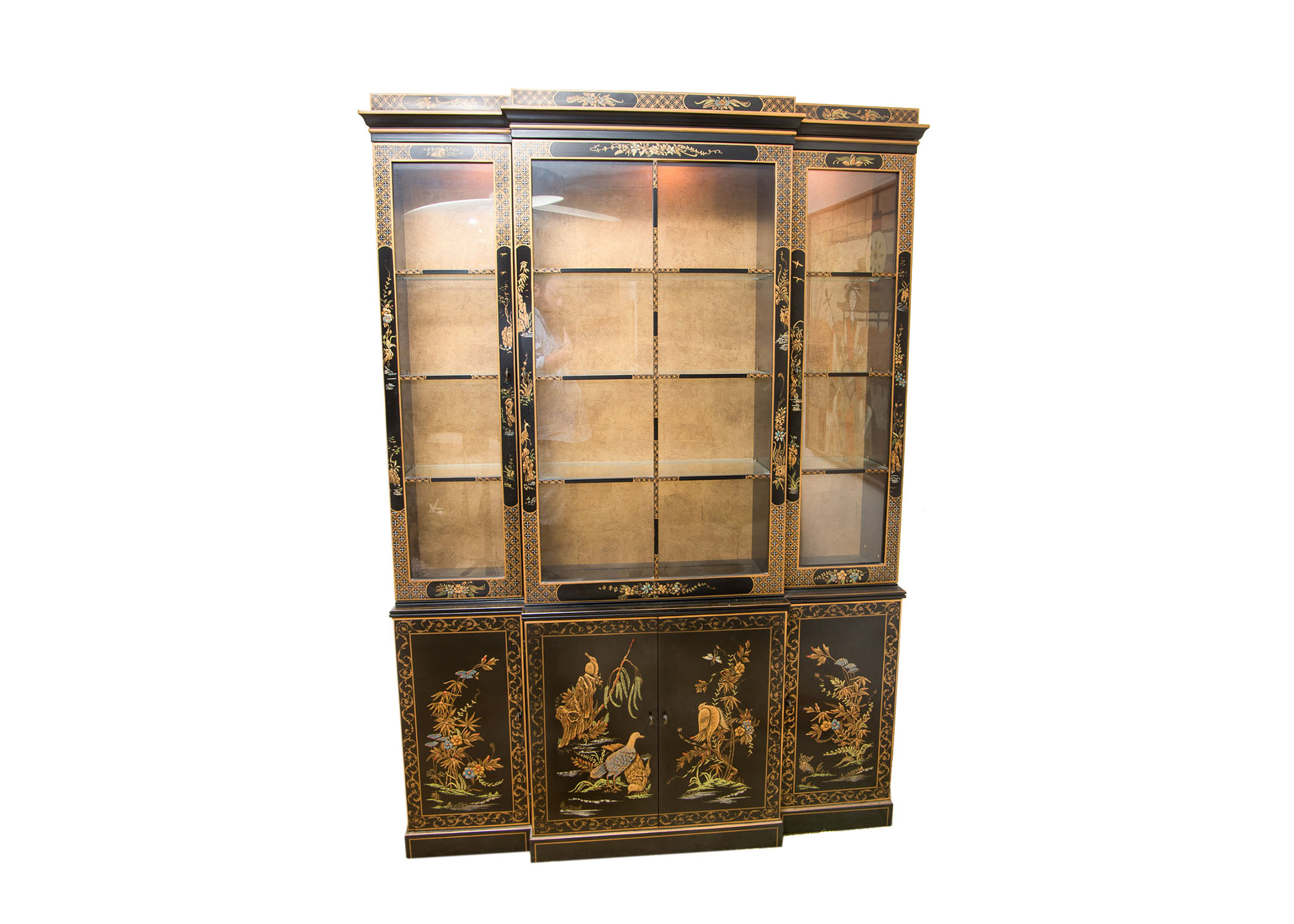 Mid Century Chinoiserie Drexel Heritage China Cabinet Ebth