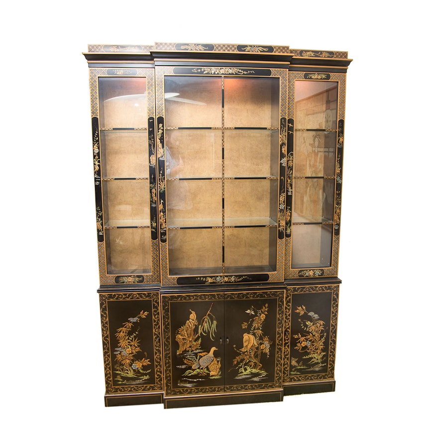 Mid Century Chinoiserie Drexel Heritage China Cabinet Ebth