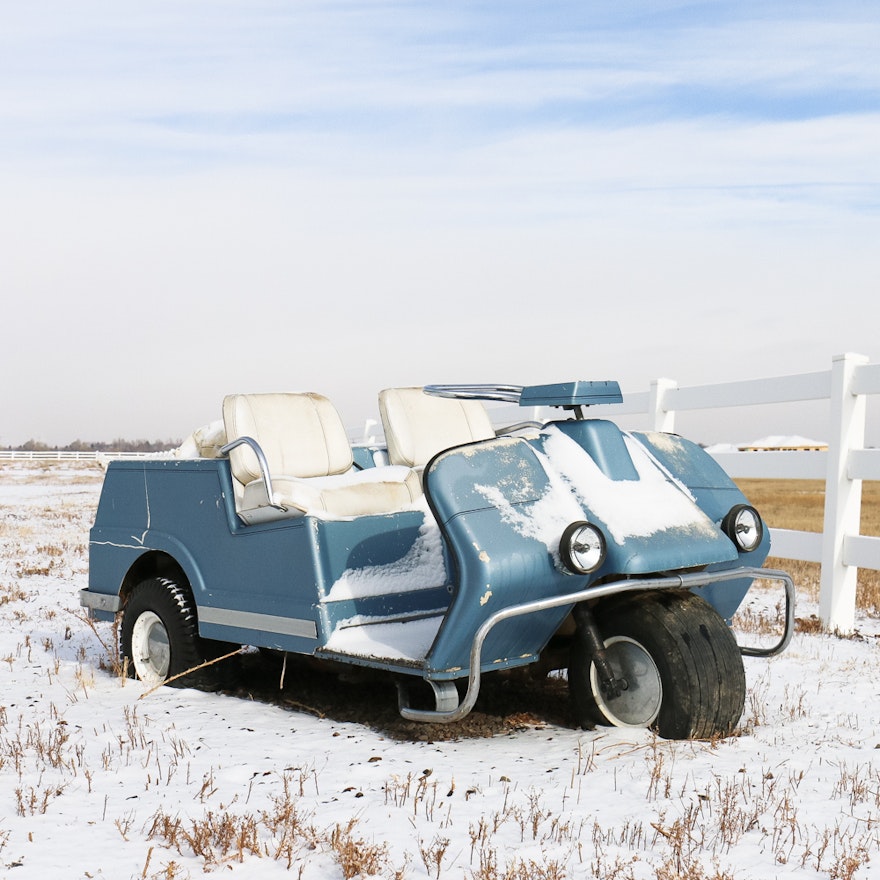 Vintage Harley-Davidson Golf Cart : EBTH