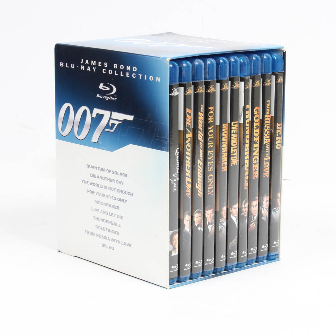 "James Bond" Bluray Collection EBTH