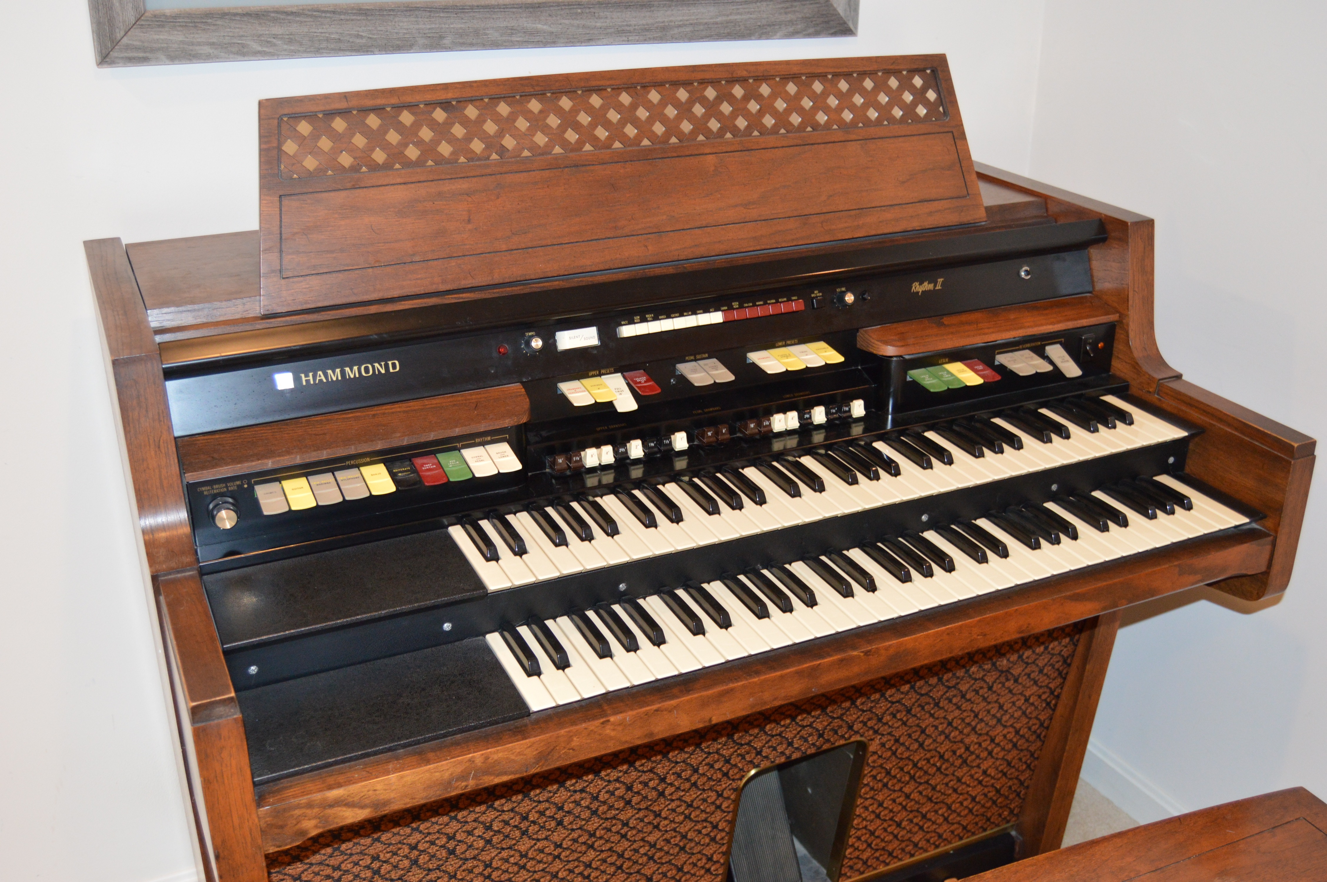 Vintage Hammond Rhythm II Organ With Bench EBTH