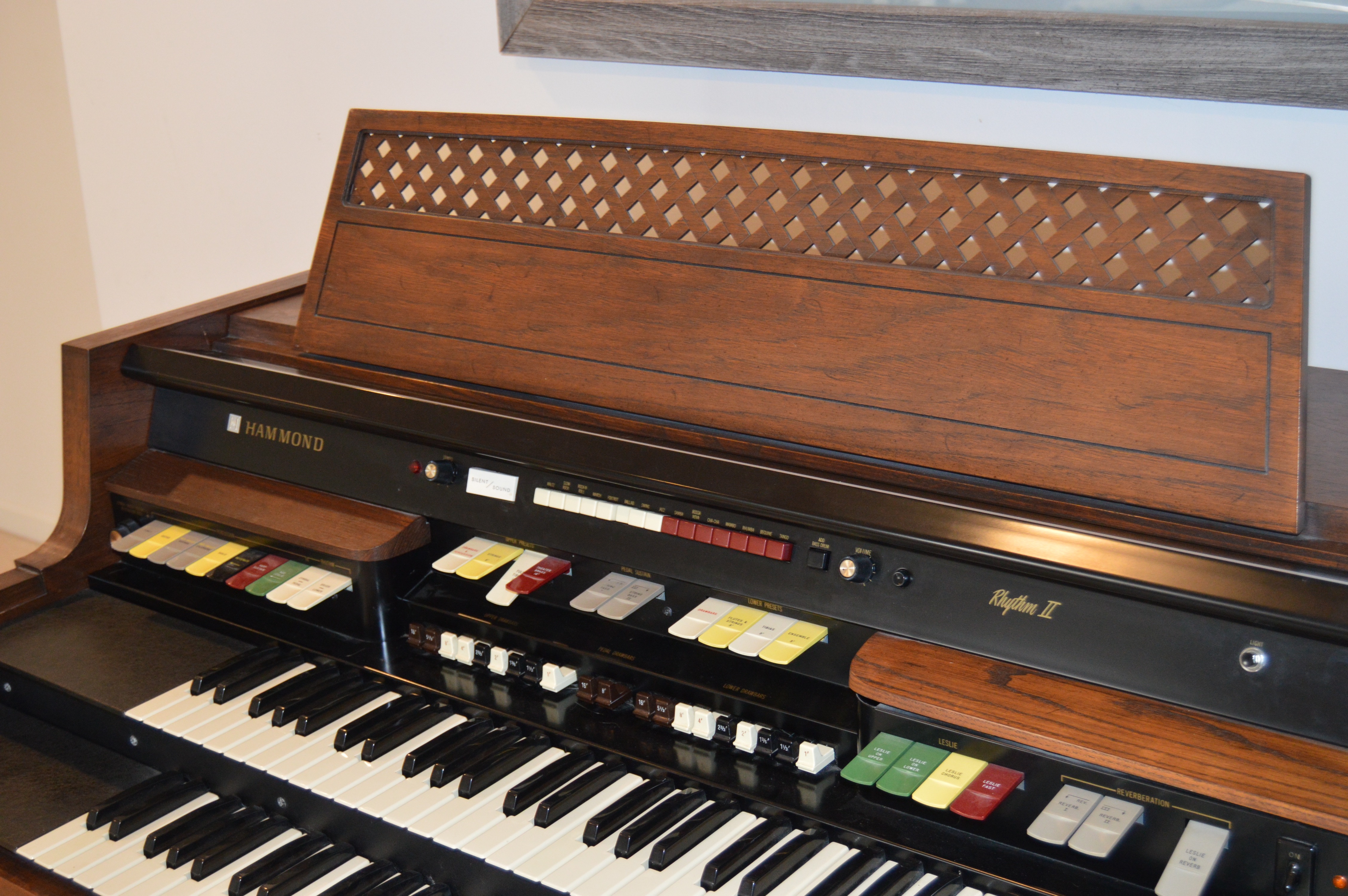 Vintage Hammond Rhythm II Organ With Bench EBTH