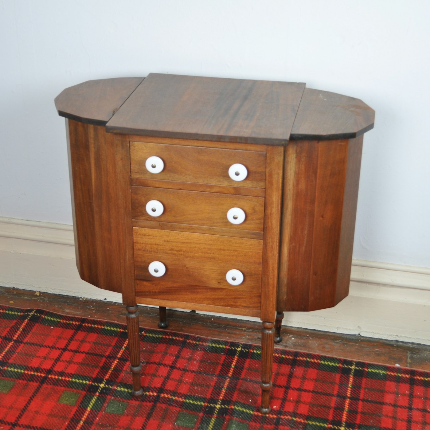 Early 20th Century Wooden Sewing Cabinet | EBTH