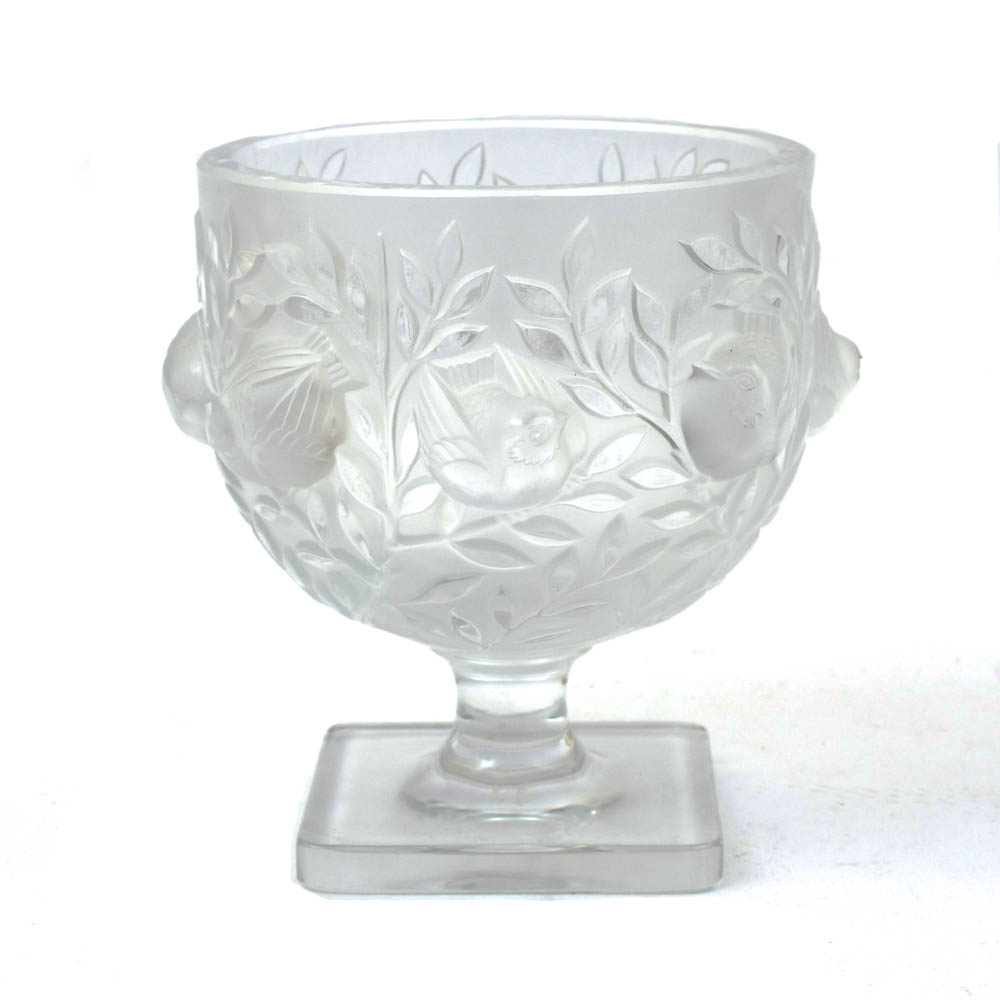 Lalique "Elizabeth" Pedestal Bowl EBTH
