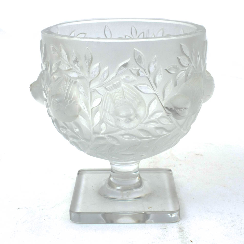 Lalique "Elizabeth" Pedestal Bowl EBTH