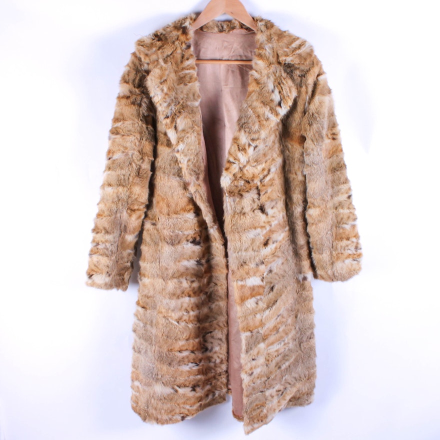 Rabbit Fur Coat EBTH rabbit-fur-coat-ebth
