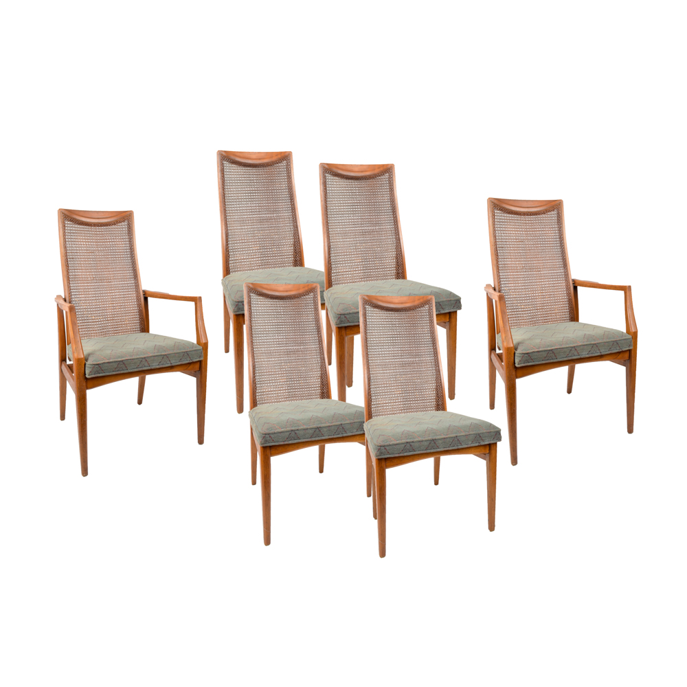 Mid Century Cane Back Dining Chairs EBTH