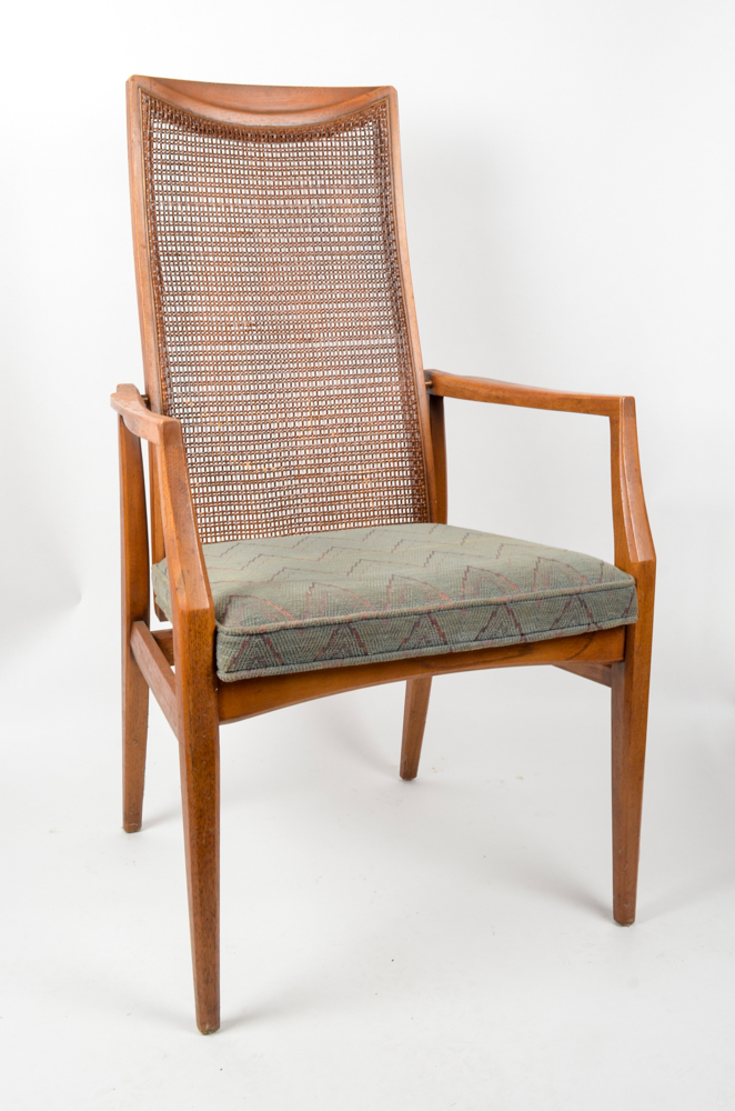 Mid Century Cane Back Dining Chairs EBTH