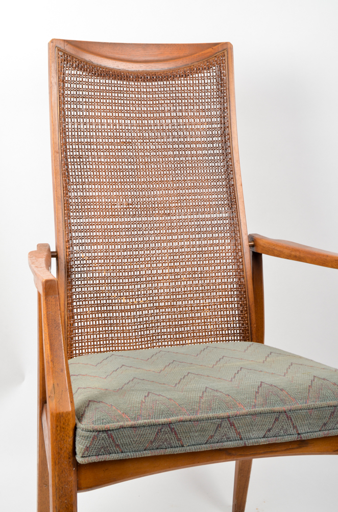 Mid Century Cane Back Dining Chairs EBTH