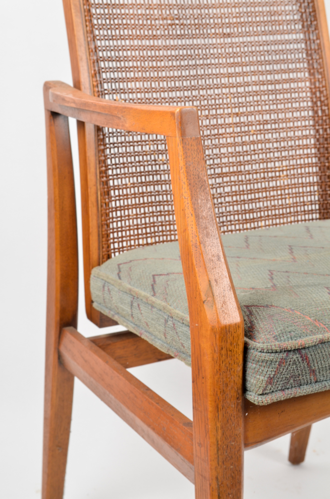 Mid Century Cane Back Dining Chairs EBTH