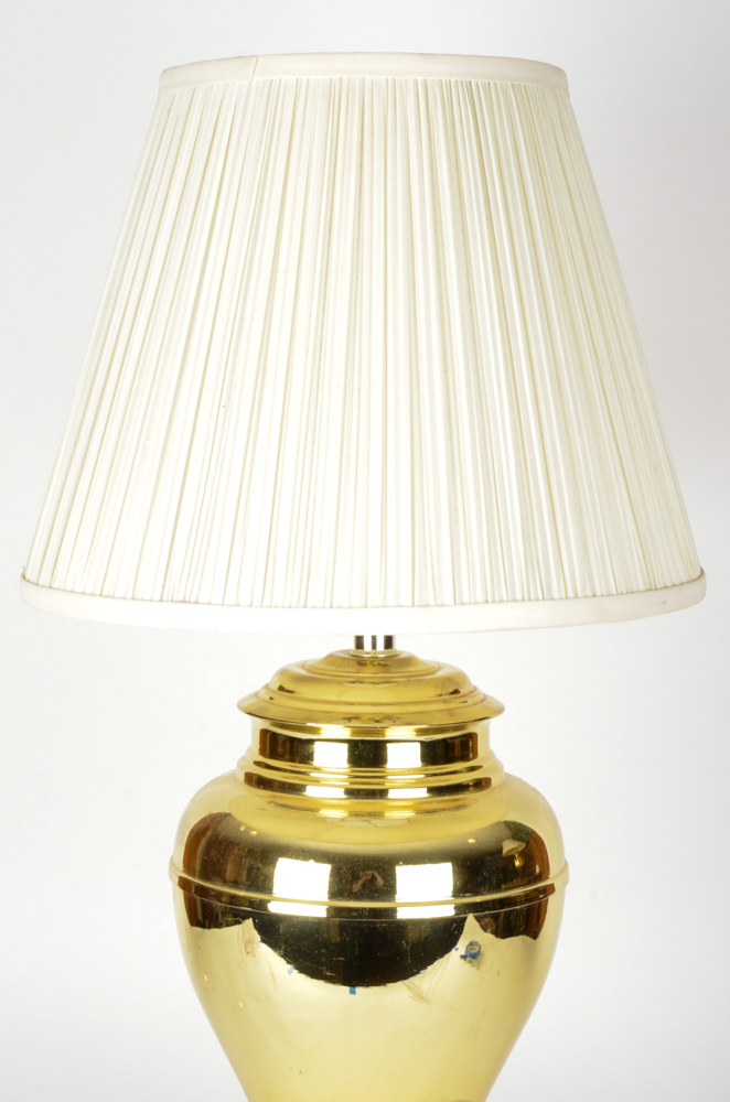 Brass Toned Lamp EBTH