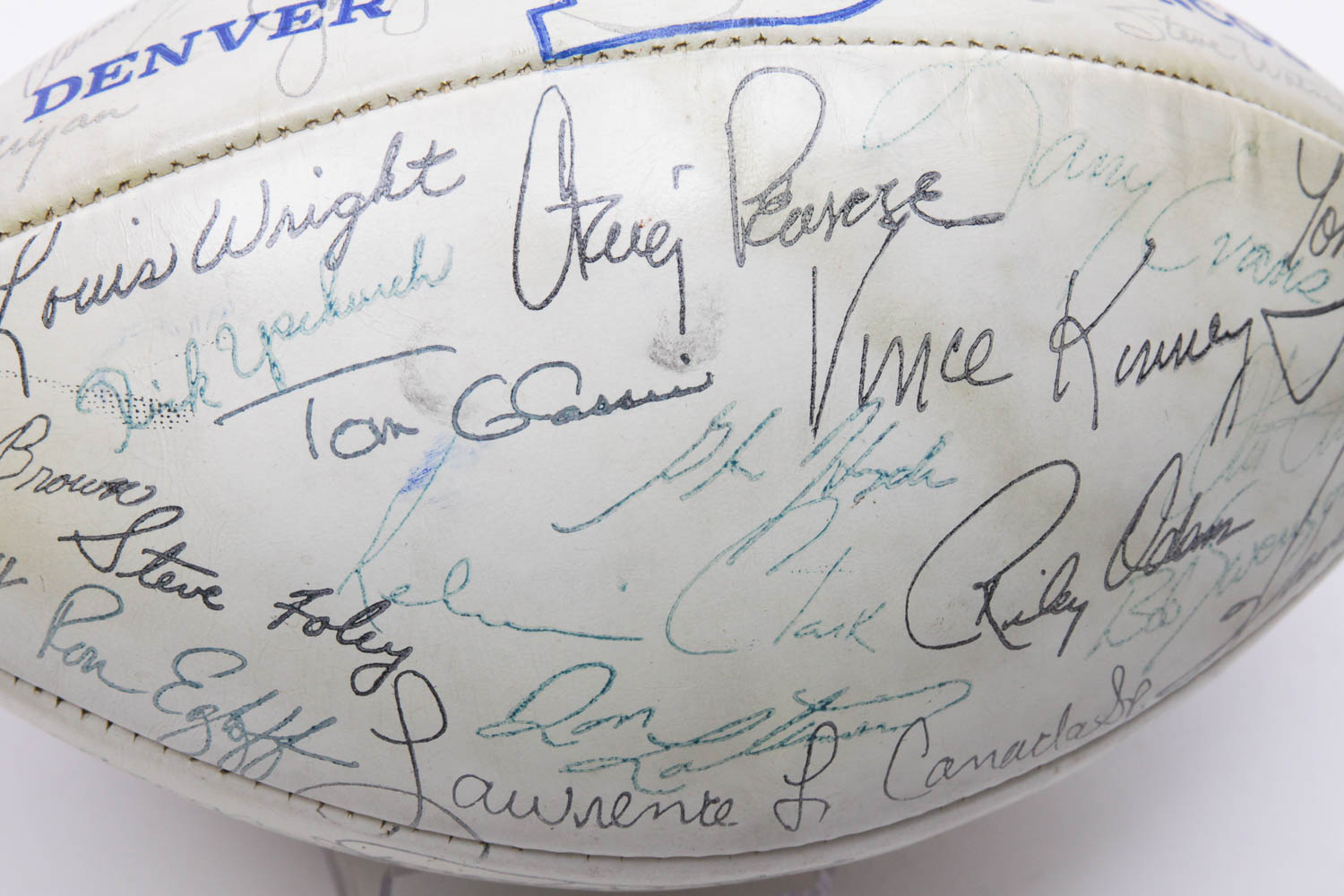 Team Autographed Denver Broncos 1978 AFC Champions ...