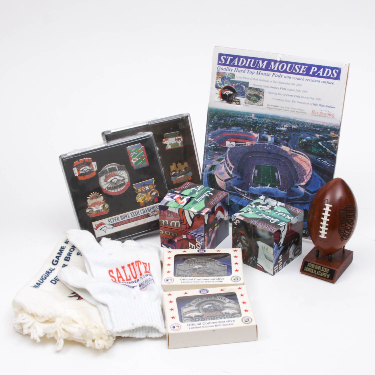 Collection of Denver Broncos Memorabilia EBTH
