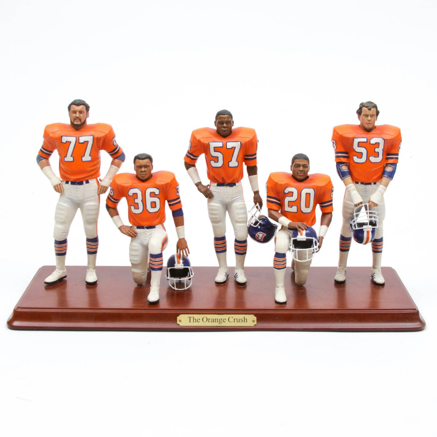 The Orange Crush Denver Broncos Figurine EBTH The Orange Crush Denver Broncos Figurine EBTH