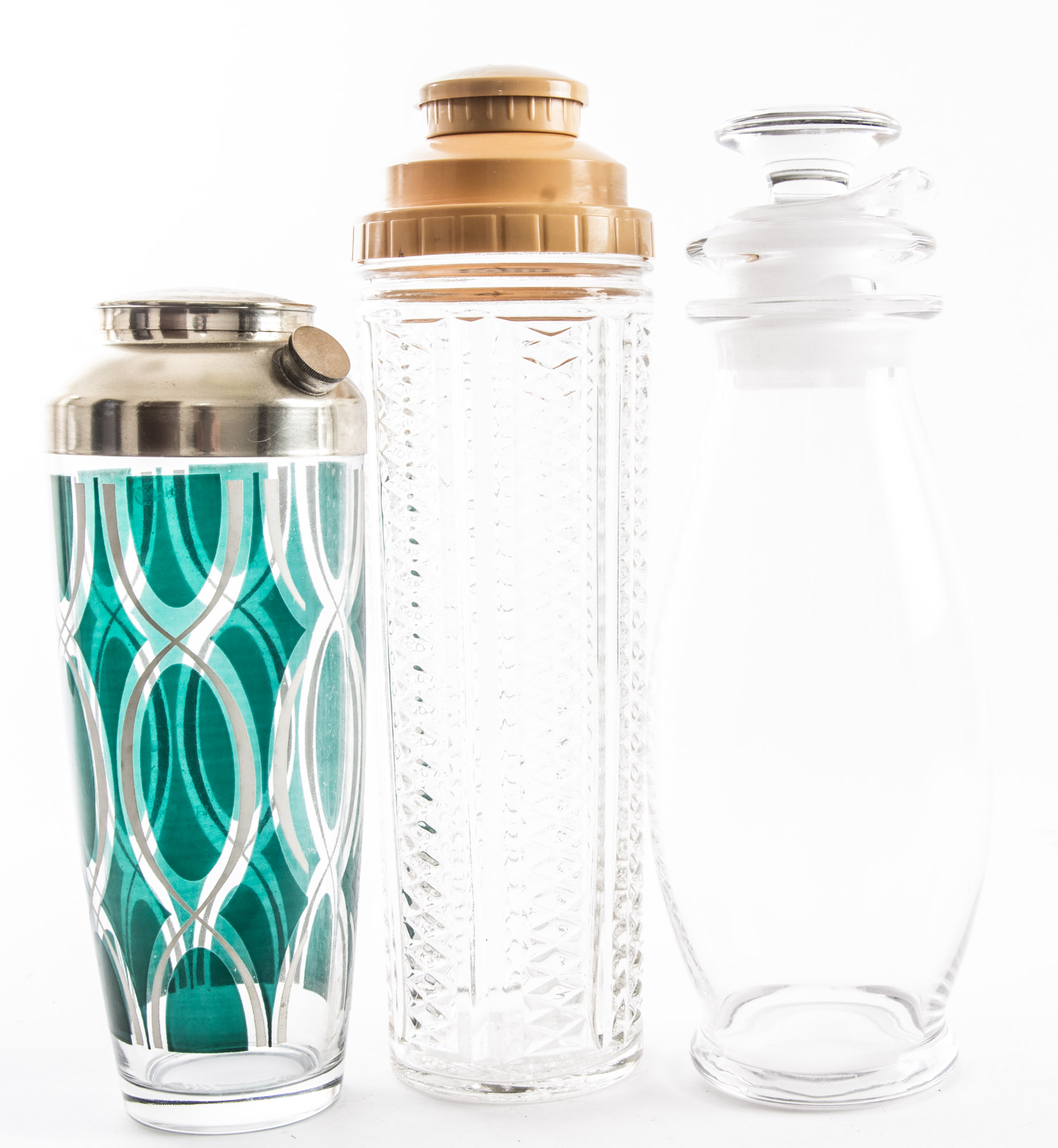 Assorted Glass Cocktail Mixers. EBTH