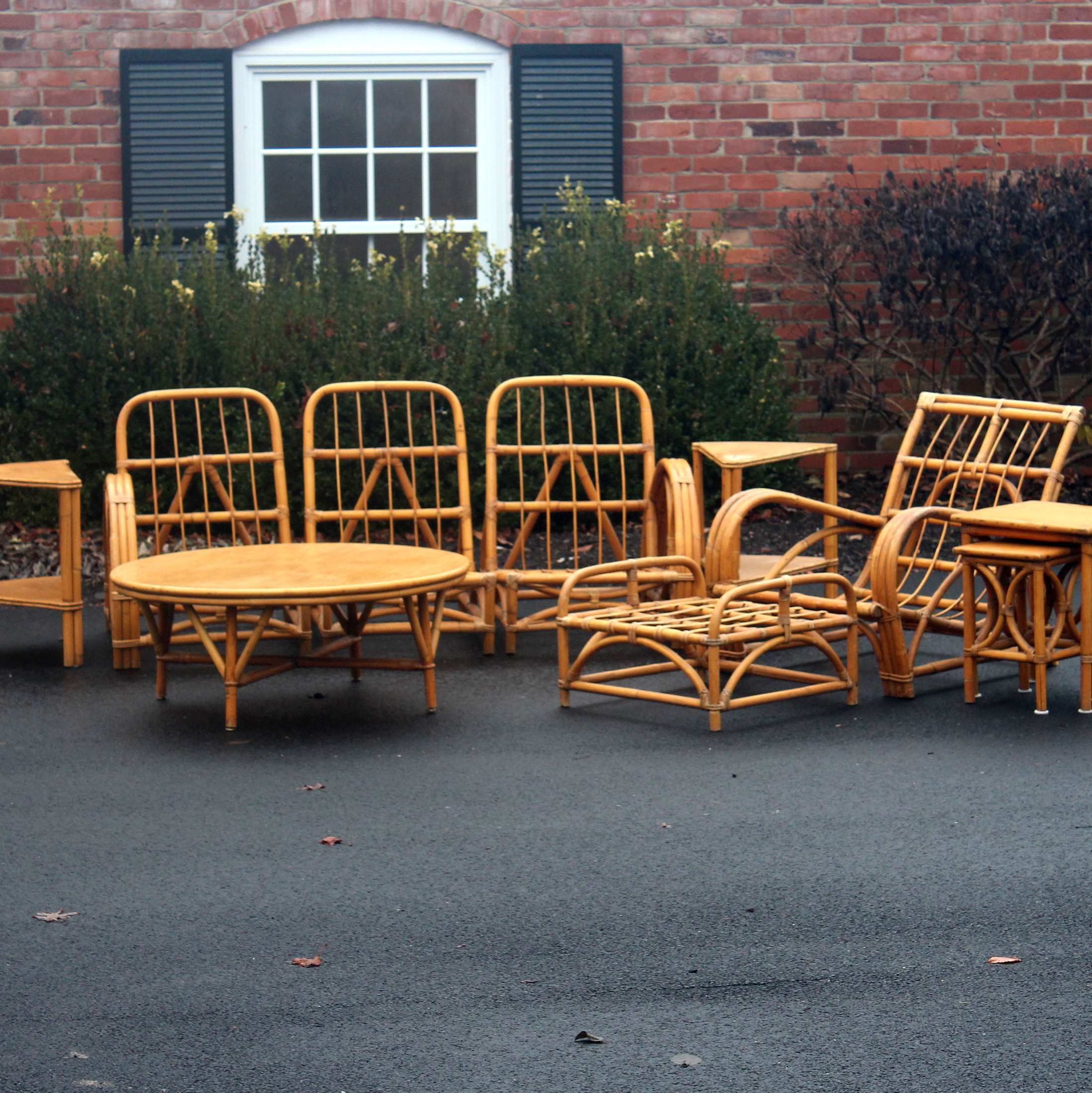 Vintage Rattan Patio Furniture Ebth