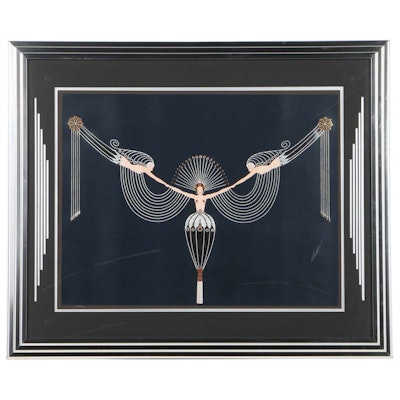 1987 Erté Serigraph "The Necklace" 1987 Erté Serigraph "The Necklace"