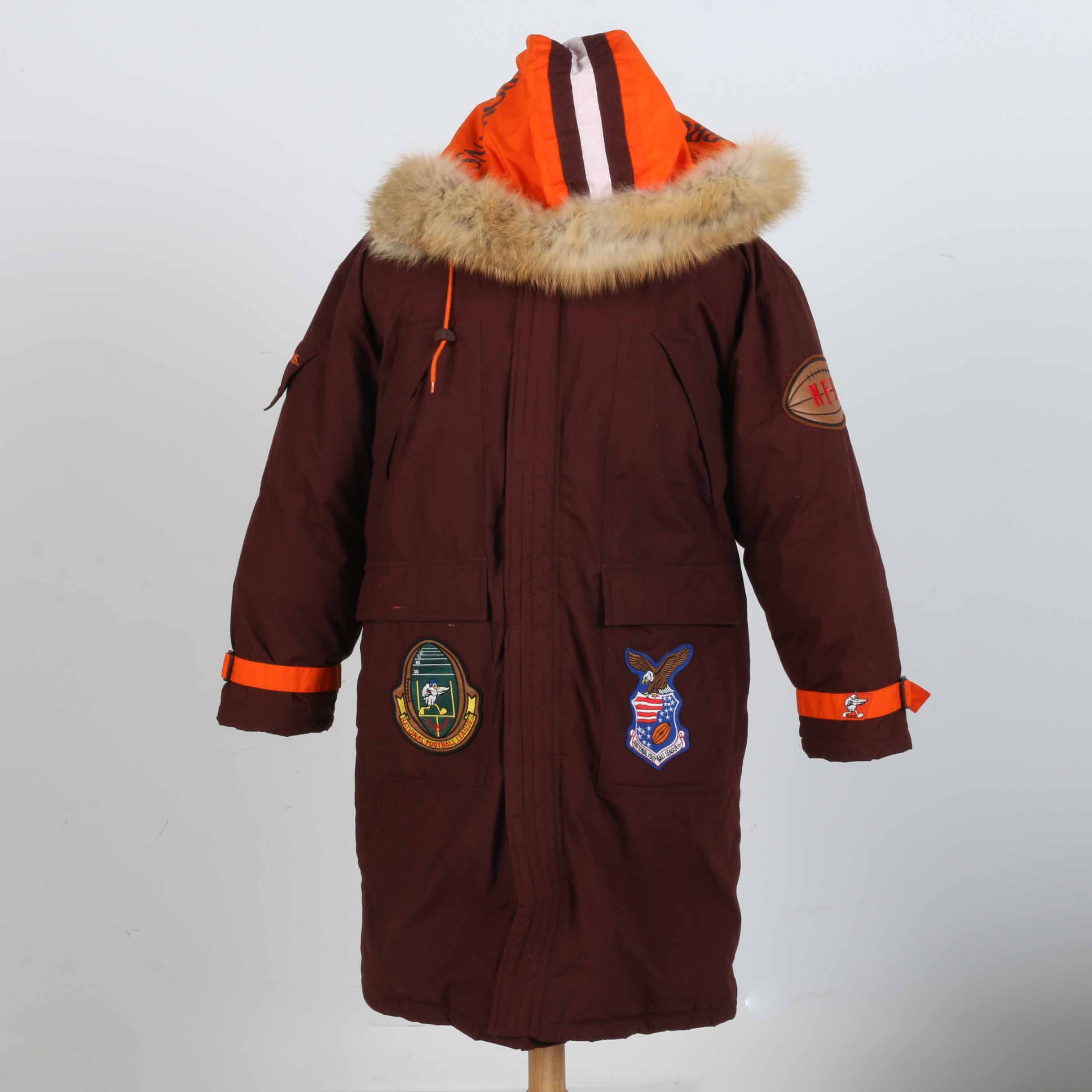 Cleveland Browns Down Coat by Triple F 