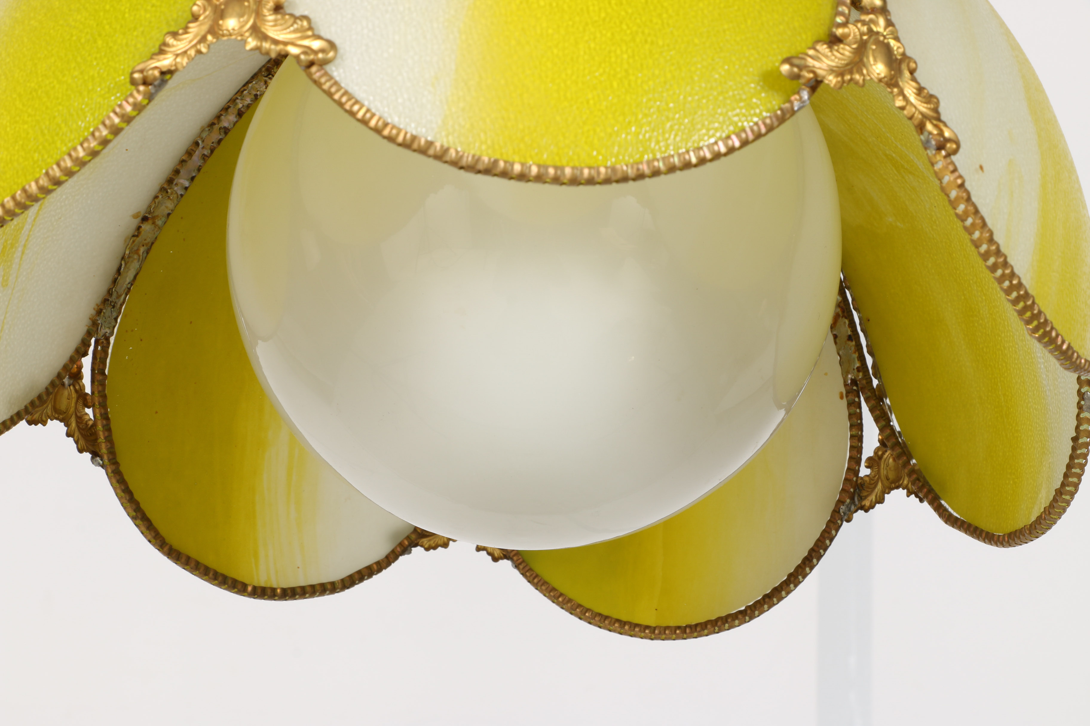 Stained Glass Light Fixture EBTH