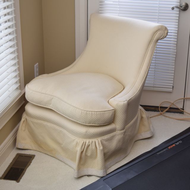 Upholstered Down Filled Accent Chair EBTH