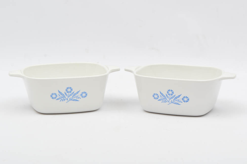 Vintage Corning Ware "Cornflower Blue" Bakeware EBTH