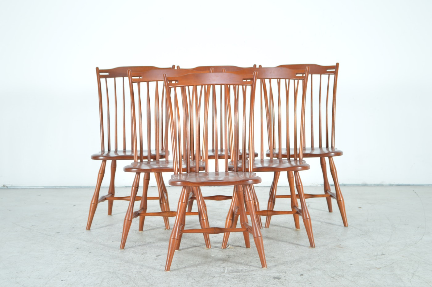 Tom Seely Furniture Cherry Dining Chairs EBTH