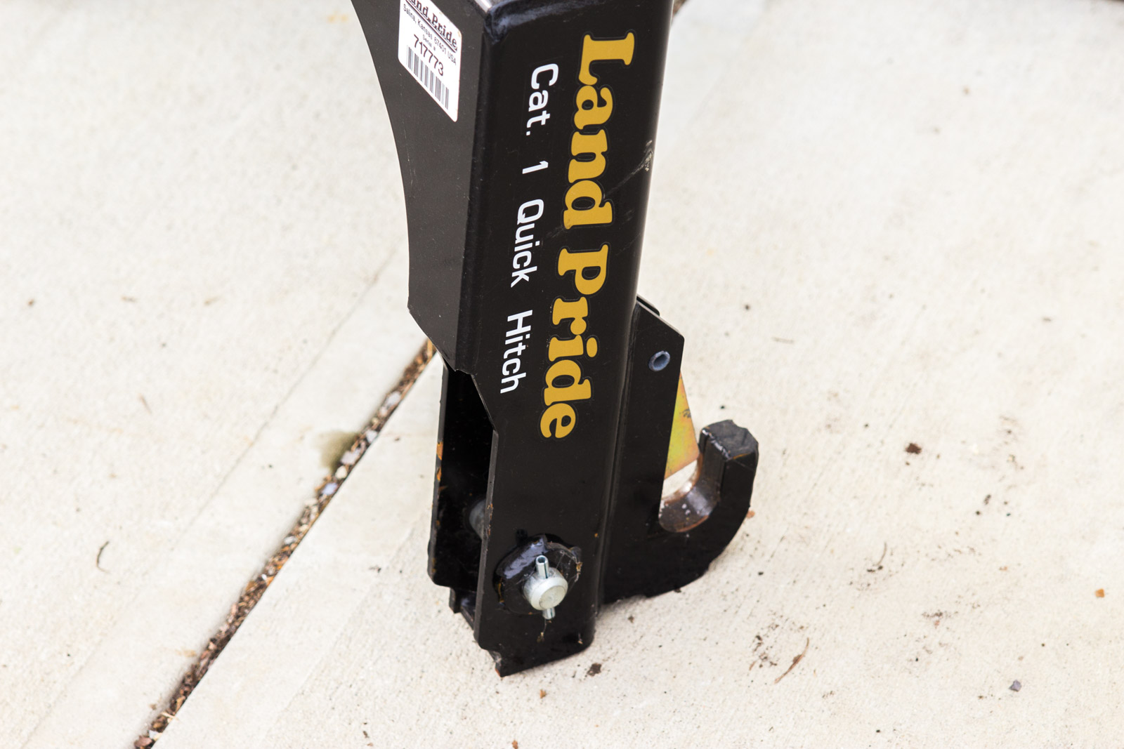 Land Pride QH15 Category 1 Quick Hitch EBTH