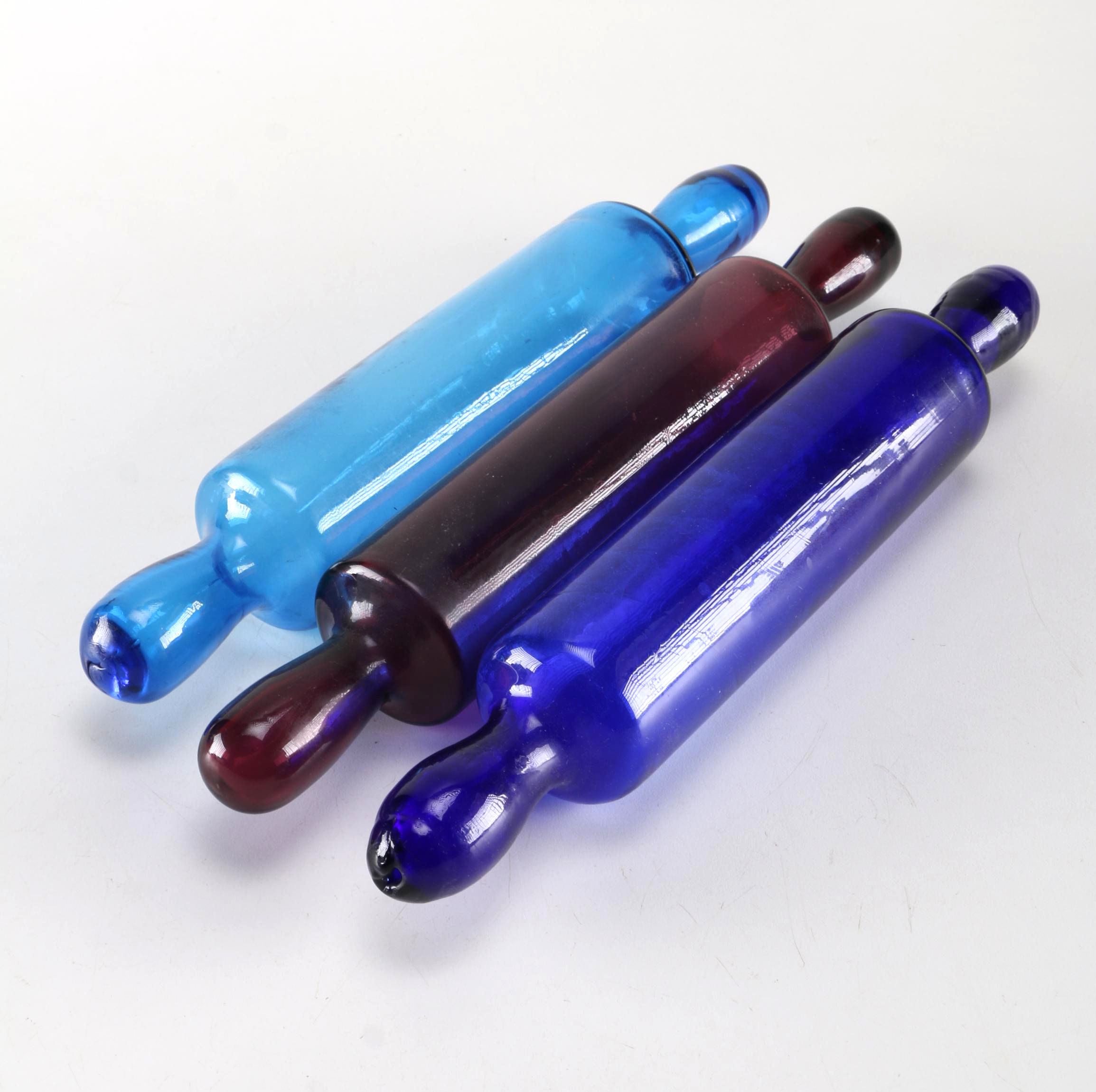 Vintage Glass Rolling Pins EBTH