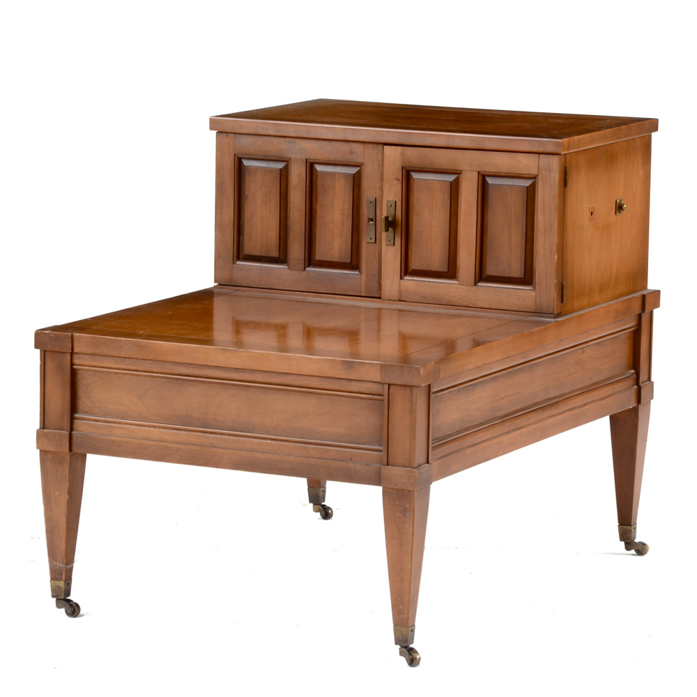 Vintage StairStep End Table EBTH