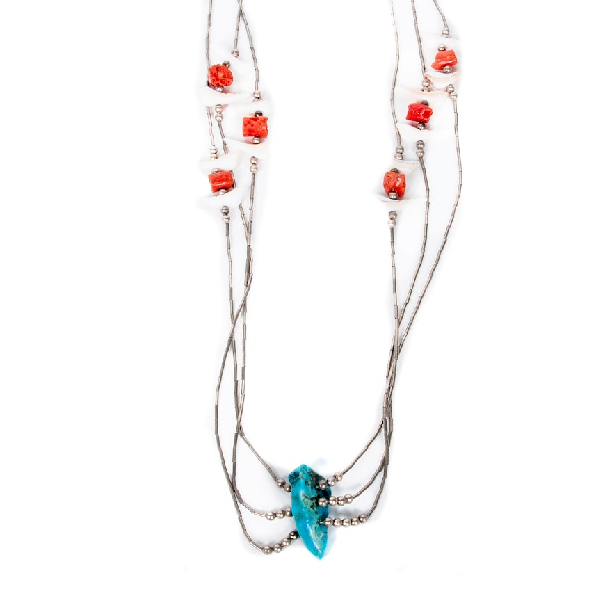Native American Fetish Necklace 19