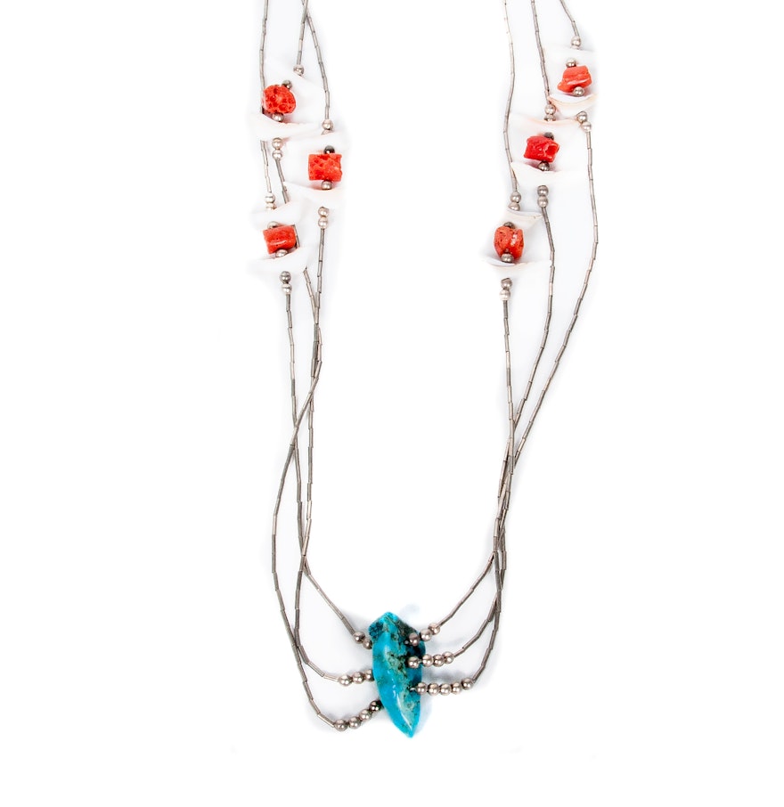 Native American Fetish Necklace 19