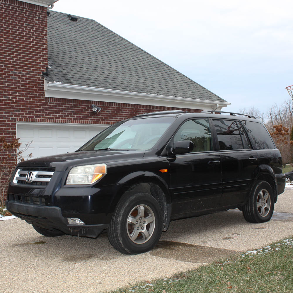 Black 2006 Honda Pilot Ex L Suv
