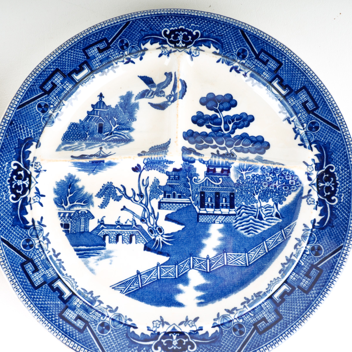 Shenango China Blue Willow Ware Divided Plates EBTH
