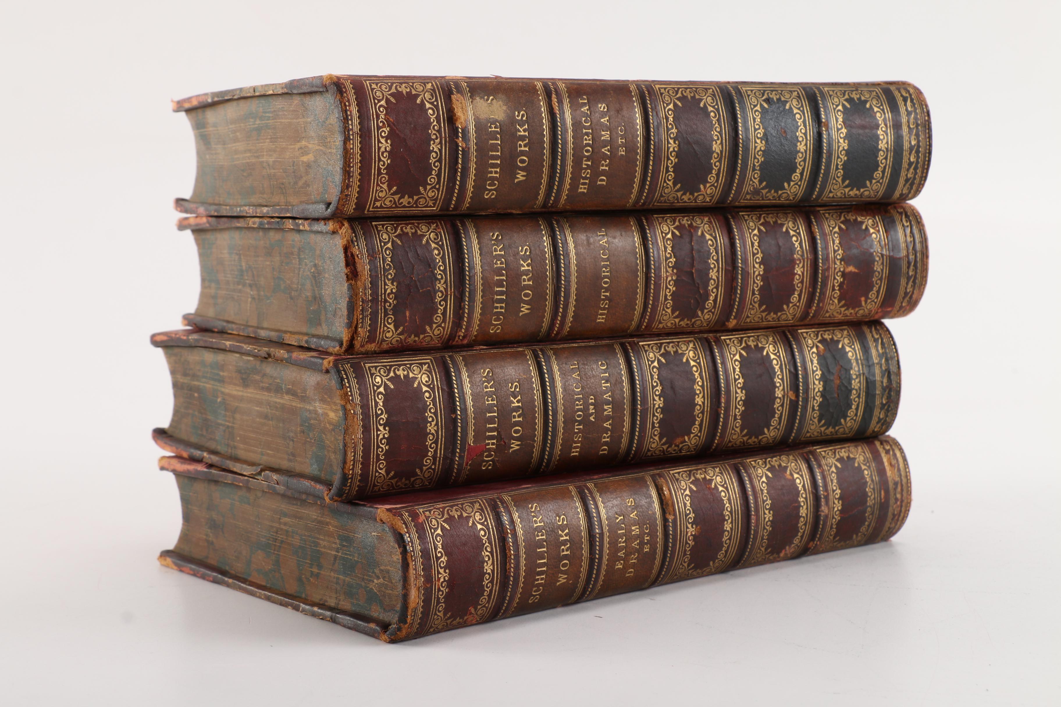 1873 "The Works Of Frederick Schiller" Volumes | EBTH