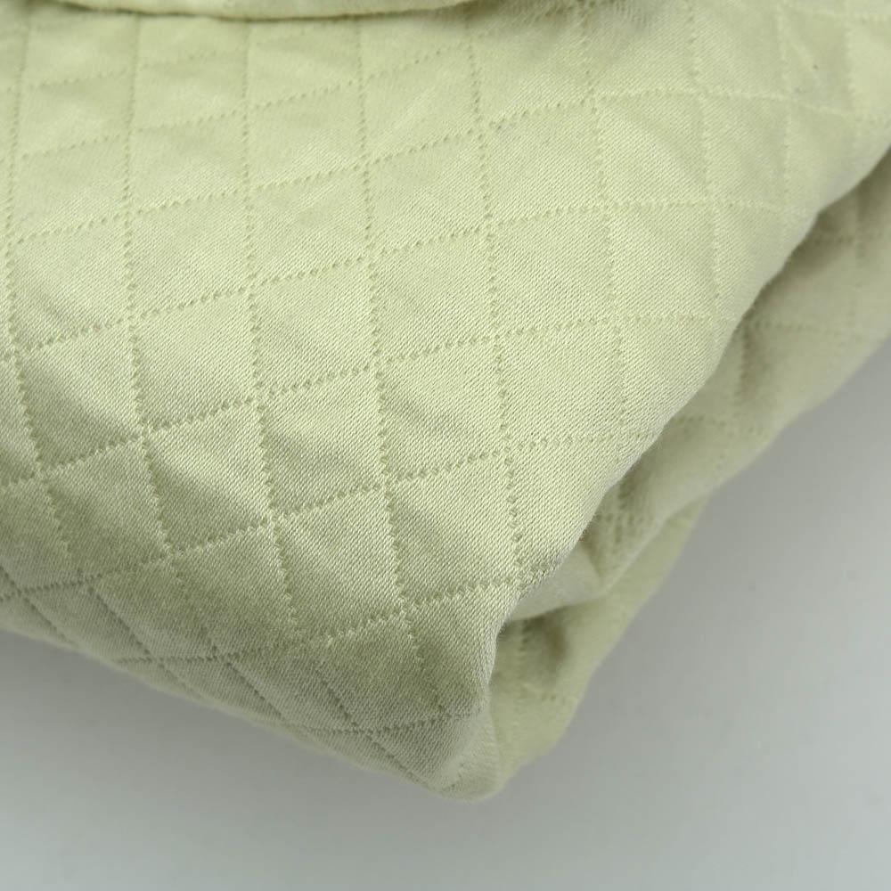 Restoration Hardware Lime Green Diamond Quilted Coverlet and Shams EBTH