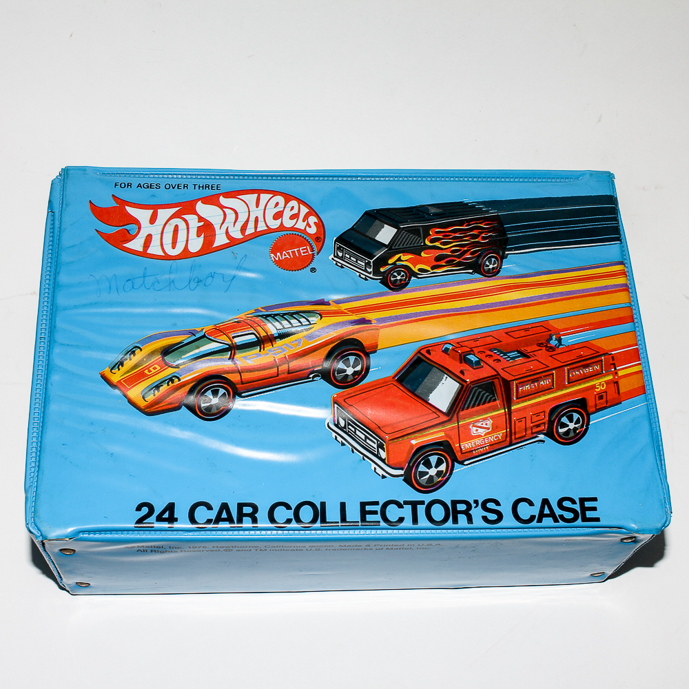 Hot Wheels 24Car Collector's Case with Cars EBTH