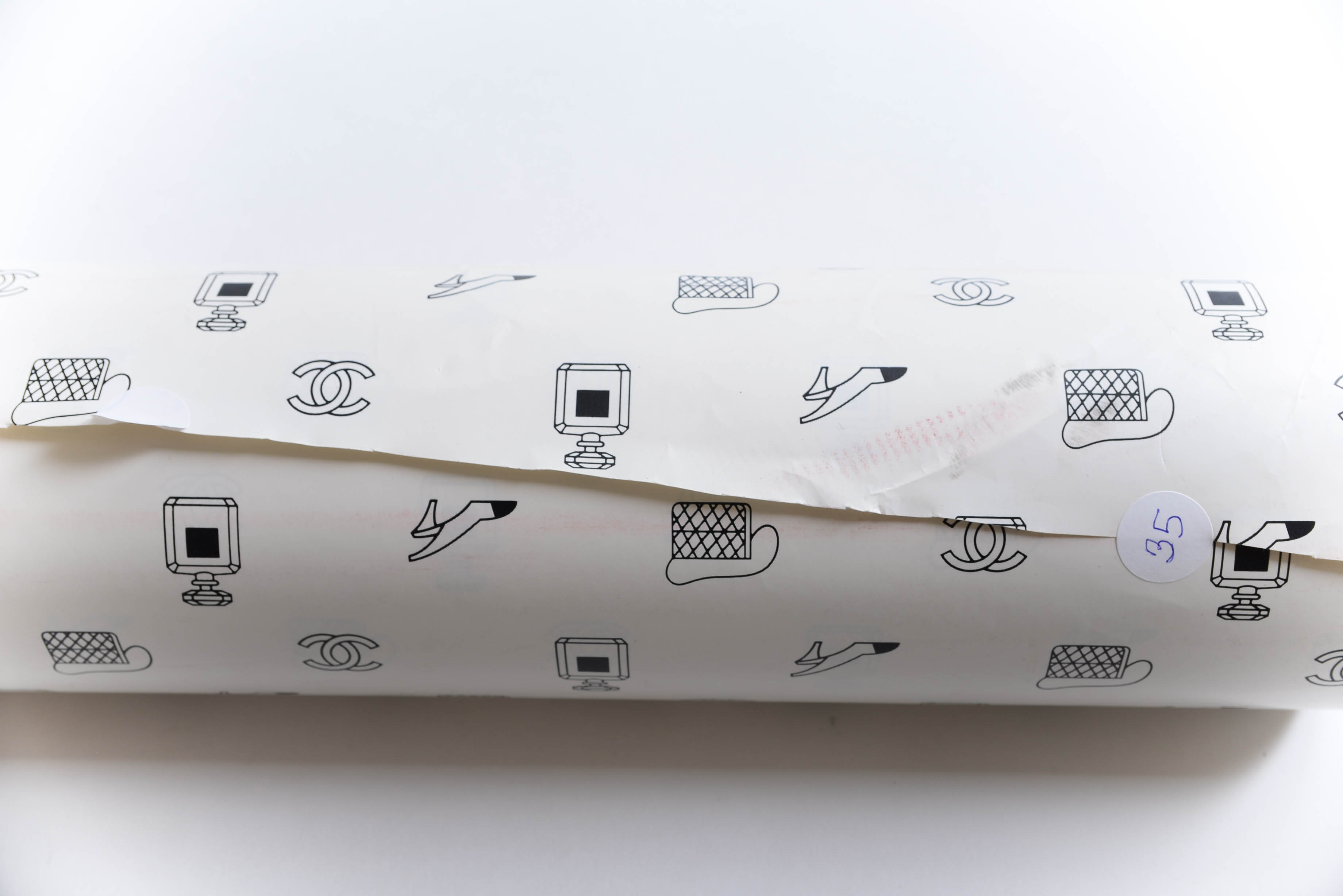 Roll of Chanel Wrapping Paper EBTH