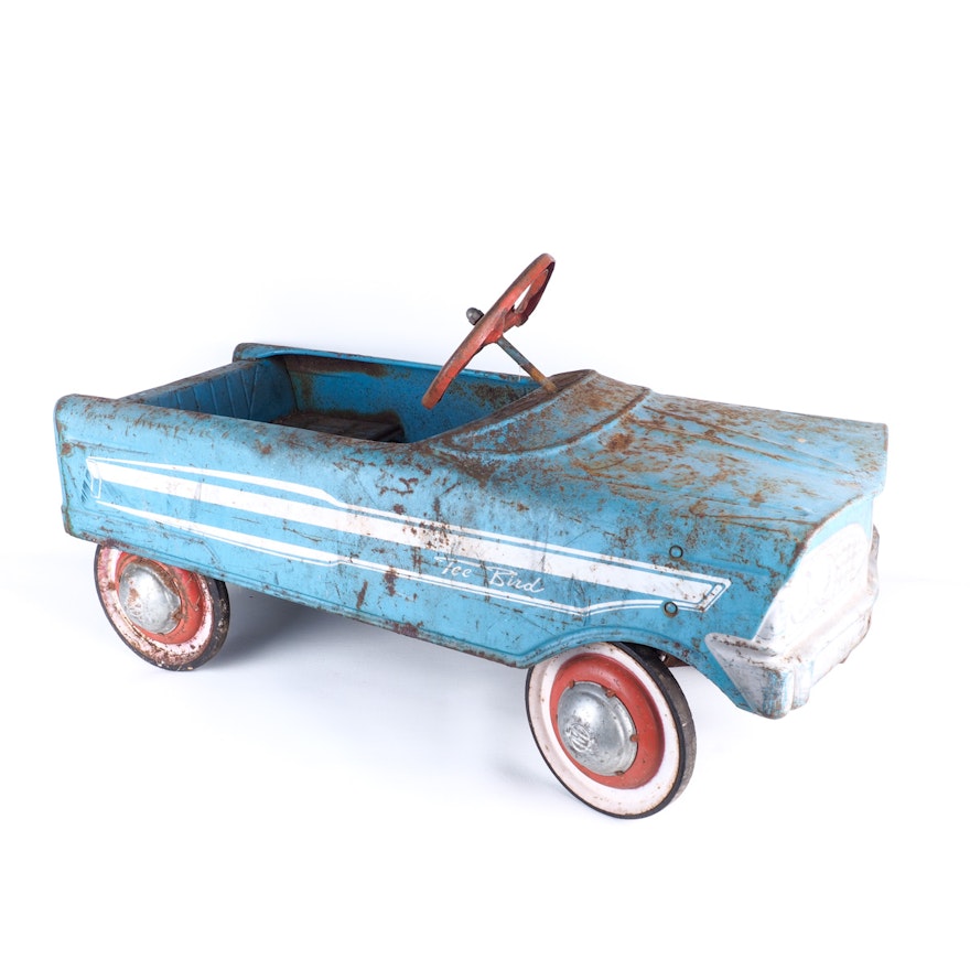 Vintage 1960s Murray Tee Bird Pedal Car EBTH Vintage 1960s Murray Tee Bird Pedal Car EBTH