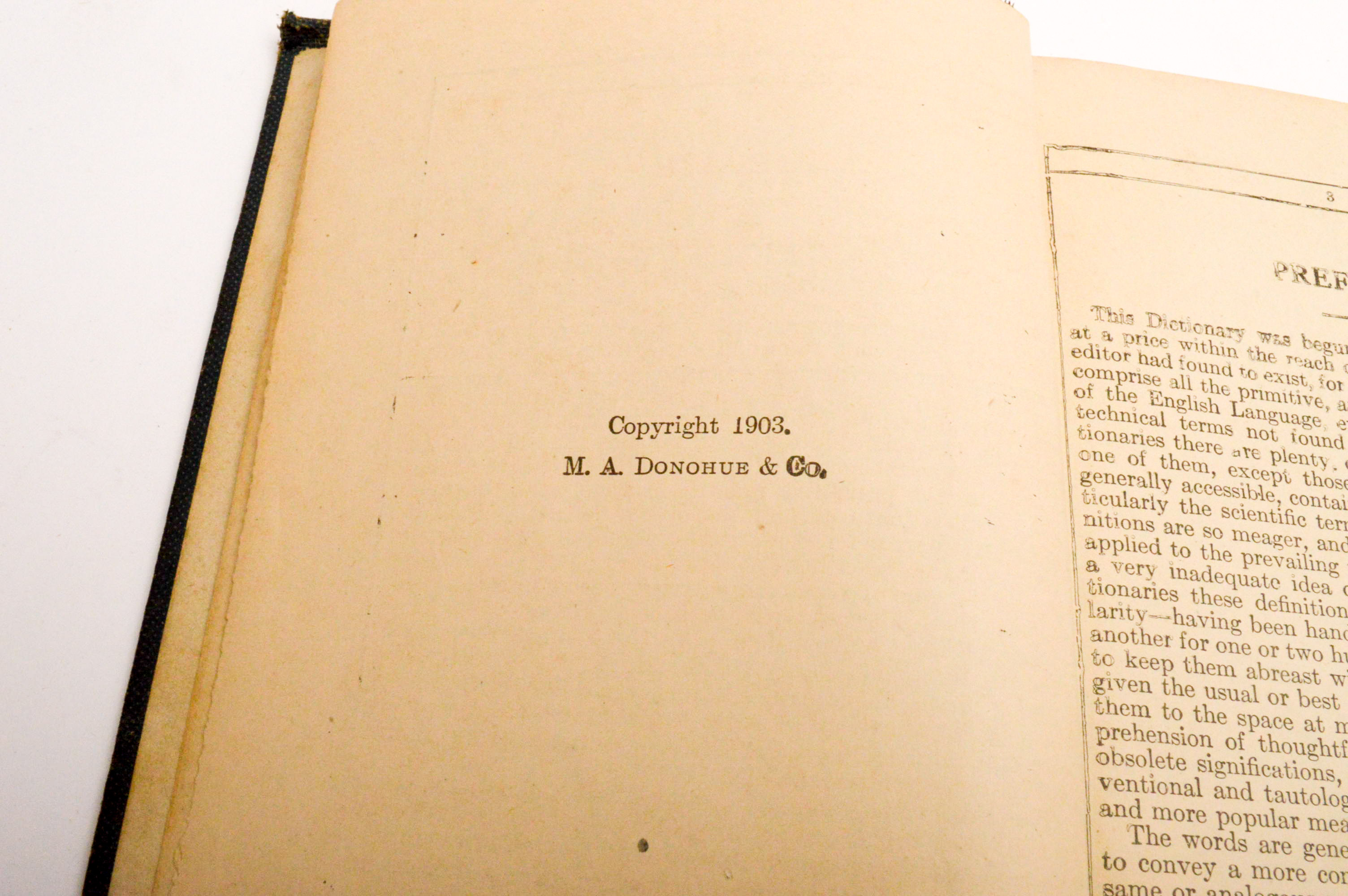 Vintage Dictionaries Featuring 1941 Merriamster "ster's New