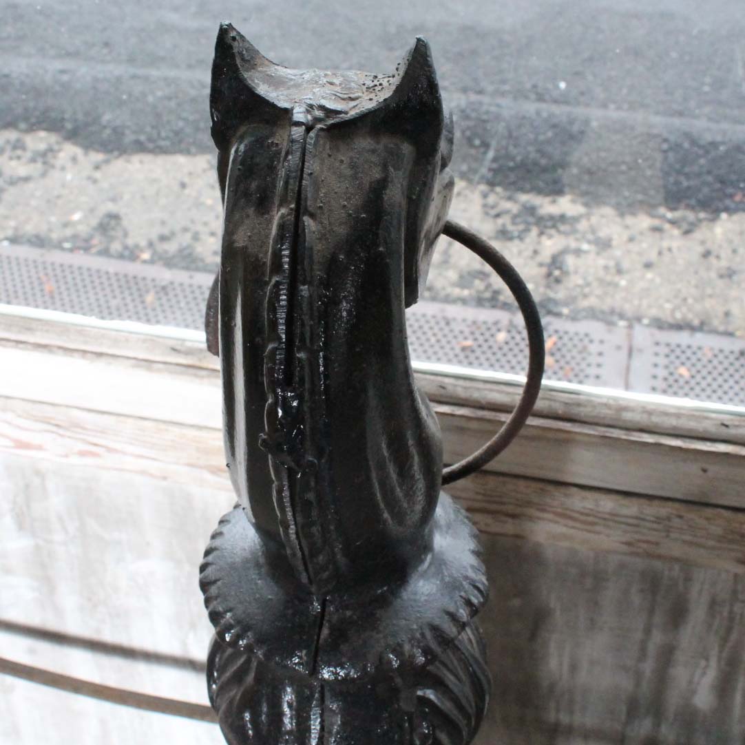 Aluminum Horse Head Hitching Post EBTH