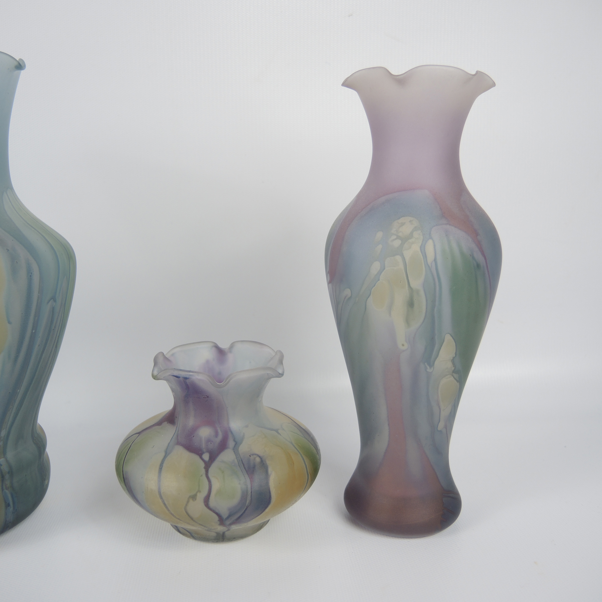 Hand Painted Rueven Nouveau Art Glass EBTH